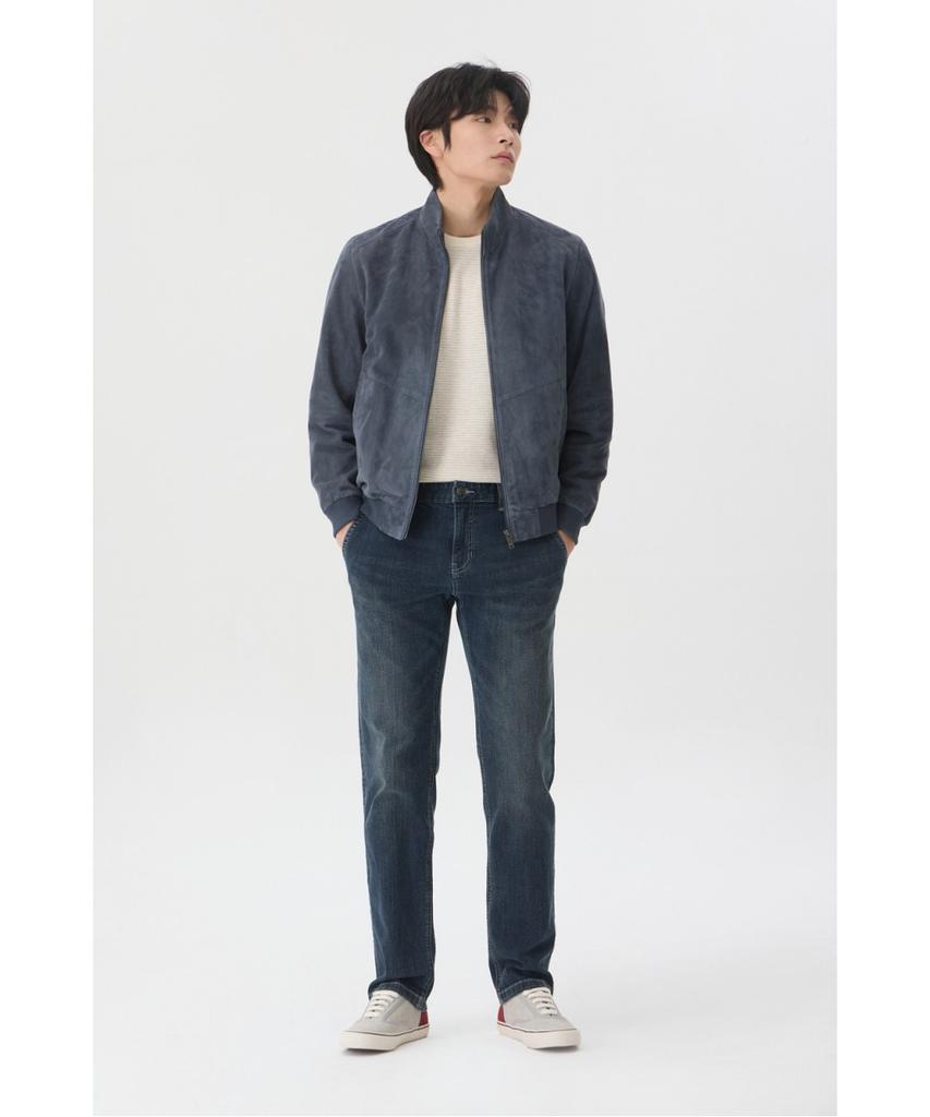 Brentwood [Boulder Leather] Goat Suede Blouson Brudx26111Bux