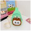 Printed Solid Color Shoulder Crossbody Chest Bag Children Gift Outdoor