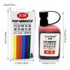 12Color POP Markers Refill Ink,25cc Permanent Marker Ink,Quick-Drying Waterproof And Non-Fading,Non-Erasable Marker Ink Refill
