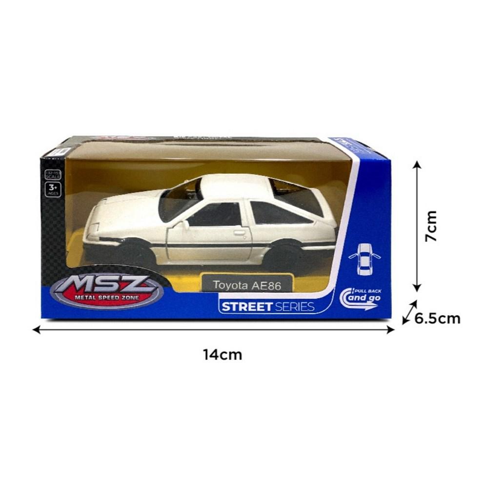 MSZ1 37 Toyota AE86 Металлическая модель автомобиля