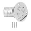 Boat Deck Filler 45 Degrees  316 Stainless Steel 38mm Flip Fill Cover with Keyless Cap for Marine Yacht