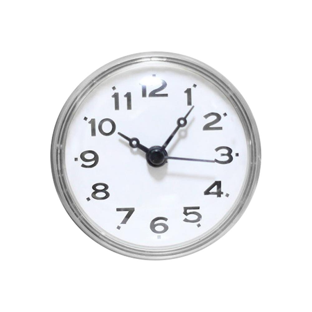 Odorless Bathroom Waterproof Clock Bathroom Electronic Wall Clock Anti Fog Kitchen Suction Cup Clock Wall Mounted Clock