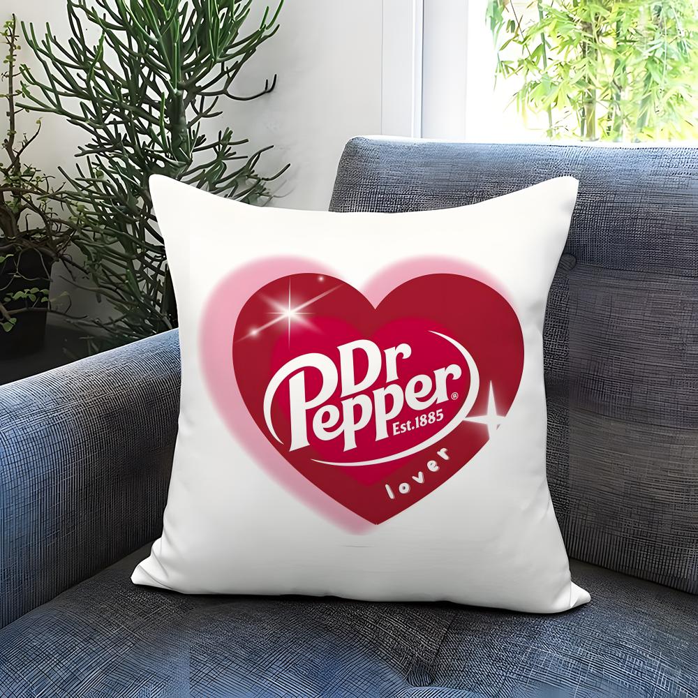 Чехол на подушку D-Dr Pepper Удобный двусторонний чехол для подушки Идеально подходит для автомобиля, дивана, спальни и многого другого