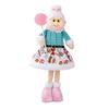 Pink Plush Christmas Doll Retractable Standing Snowman Santa Reindeer Grandma Dolls for Bedroom Home Window Desktop Decoration