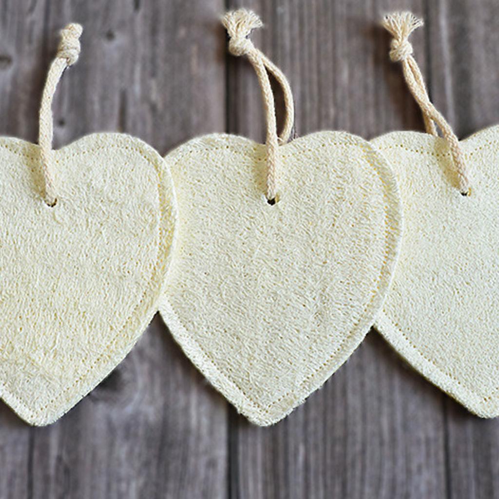 Натуральный скраб из люфы Практичная мочалка из люфы Отшелушивающая губка для тела Двусторонняя отшелушивающая мочалка для тела для дома