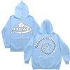 American street 4tune printed cardigan sweater, long-sleeved oversized hip-hop zipper jacket y2k sweater clothing