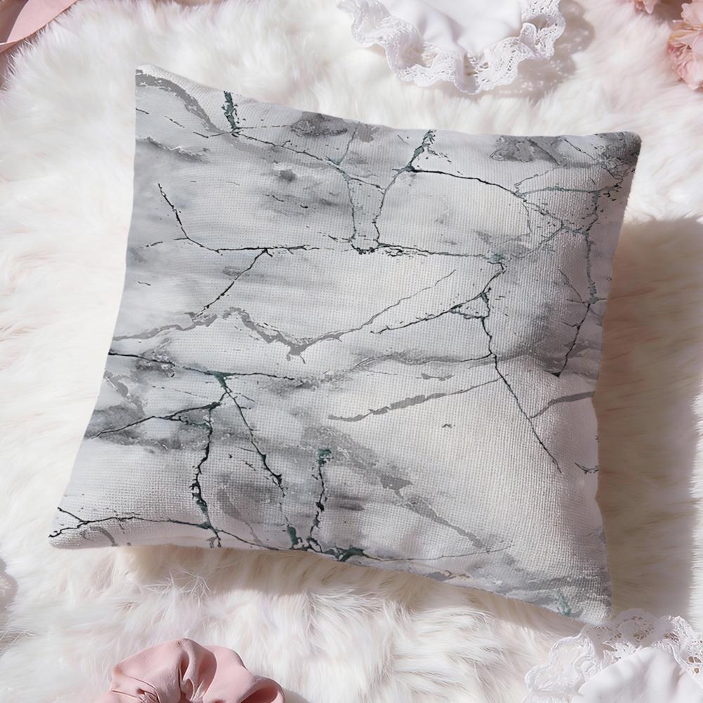 Ink Wash Texture Cushion Cover Premium Comfort Reversible Pillow Cove Two in One Design for Any Room Car Interior