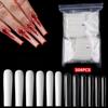 Super Long Ballet Fake Nails Full Sticker Long Ballet Fake Nails Coffin Nail Trapezoidal Transparent Nail Piece