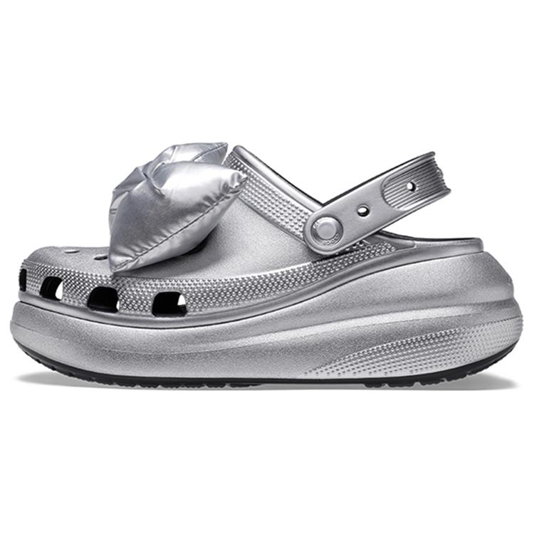 Crocs EVA Classic Versatile Trendy Clogs Women Footwear Silver 209745-96V