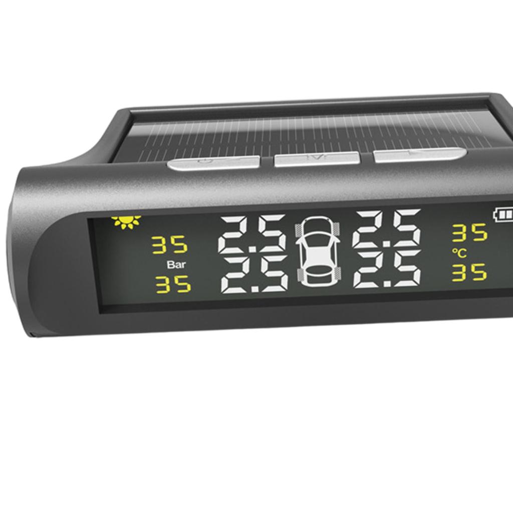 Tire Pressure Monitor System Tire Pressure Monitor Easy To Install Temperature Pressure Display for SUV Car MPV Truck