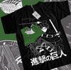 Levi Shingeki T-shirt No Kyojin Attack On Titan Anime AOT Horror Shirt Graphic T-shirt Women's Clothing Y2k Top Graphic Tshirts