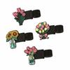 Elegant Metal Pen Clip Spring Metal Clip Hand Account Stationery Clip Notebook Pen Holder  Desk Use