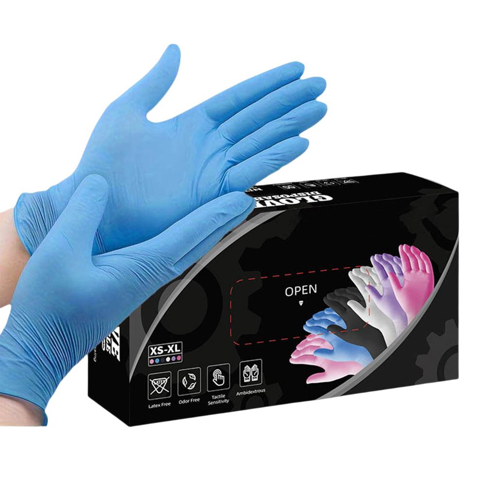Nitrile Disposable Gloves 3.5MIL-4MIL 4 Size