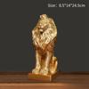 Лев Скульптура Статуя Коллекционный Настольный Орнамент Художественная Статуэтка Декоративная для Офиса