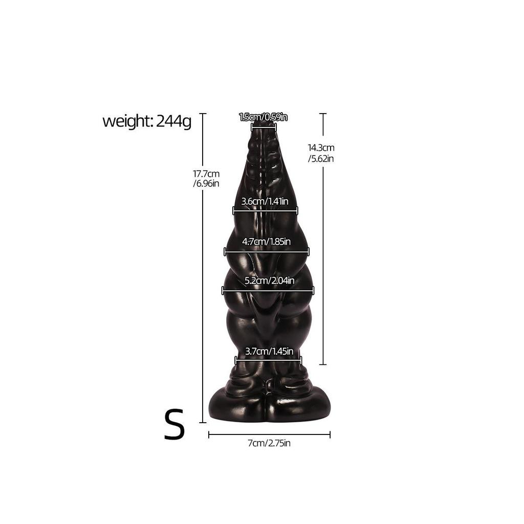 Анальная пробка «Рог инопланетного носорога» - Толстая, большая пробка для ануса для мужчин и женщин, Эротическая игрушка и мастурбатор