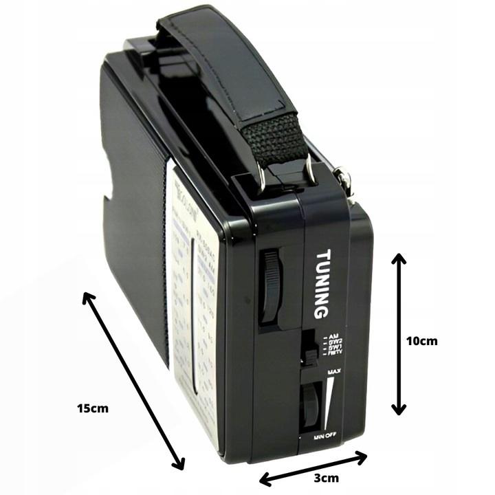 Radio Kuchenne Budowlane Bateryjne Sieciowe Fm Am Usb Przenośne Antena 230V