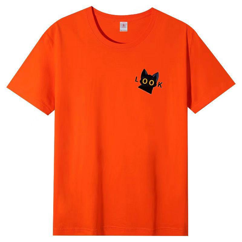 Футболка из хлопка с коротким рукавом, женская, свободная, модная, со средним рукавом, летняя, винтажная футболка