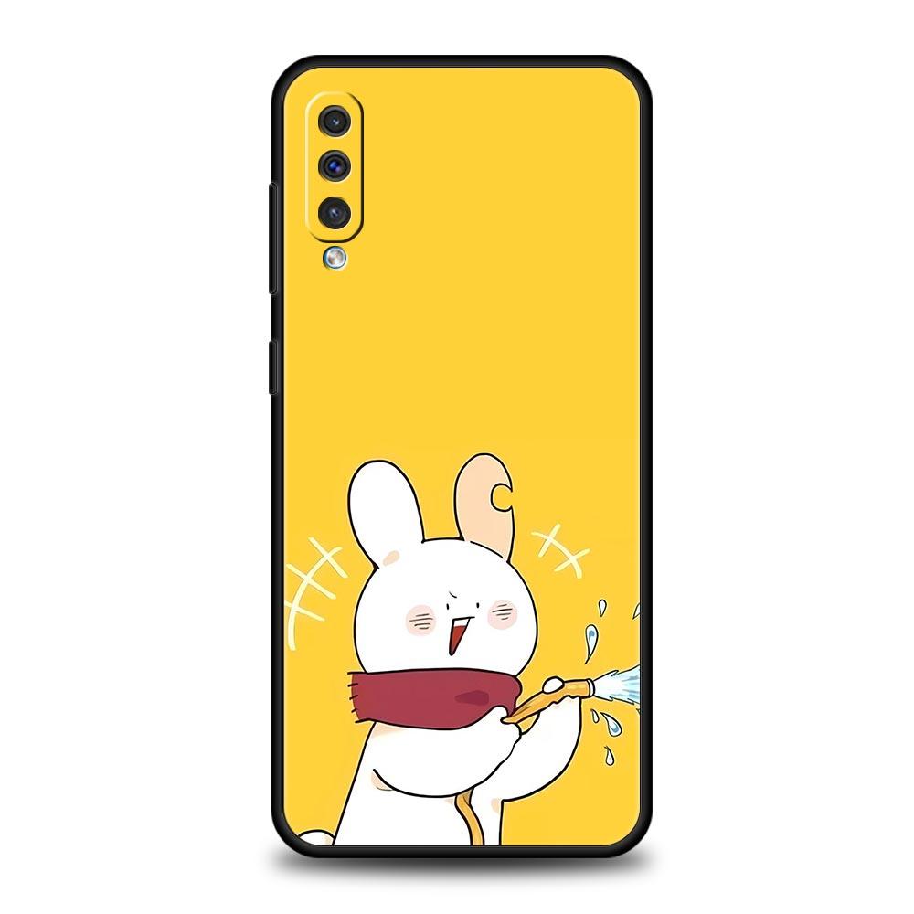 Мультяшный чехол-утка для Samsung Galaxy A56 A36 A26 A16 A34 A24 A42 A22 A20 A12 A40 A30 A10 5G Мягкий ТПУ чехол-оболочка Funda Сумка