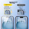 Screen Protector for Apple IPhone 16 Plus/15 Plus, Anti-Peeping Tempered Glass Film, Shatterproof, HD Full Coverage Protective Film, 2 Pieces
