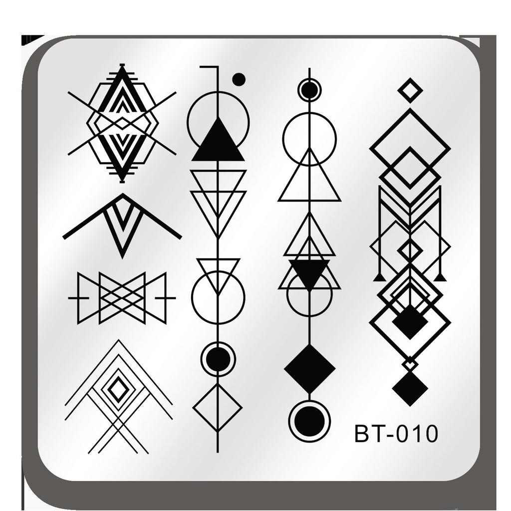 1 PC Nail Art Templates Stamping Plate Design Flower Butterfly Glass Temperature Lace Stamp Templates Plates Image Decor