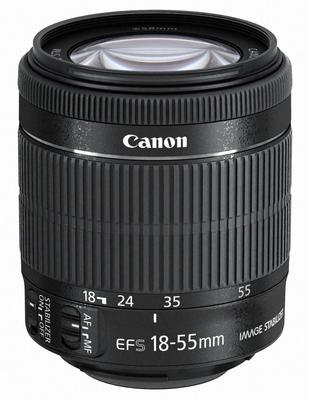 Canon Стандартный зум-объектив IS STM-совместимый EF-S18-55mm F3.5-5.6 APS-C