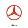 ZPU1  1pcs 188mm 210mm ABS Car Front Grille Badge Decal Cover Emblem For Mercedes Benz A/B/C/E/S Class GLA CLA GLE GLK CLK CLS GLS GLC