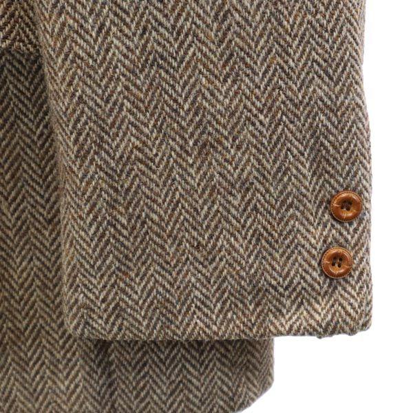 Harris Tweed Винтажный шерстяной пиджак в елочку 70-х годов Sears Sears Мужской Б/У