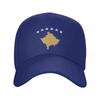 Personalized Kosovo Flag Baseball Cap for Unisex Women Breathable Kosovar Proud Dad Hat Outdoor Snapback Caps Summer Hats