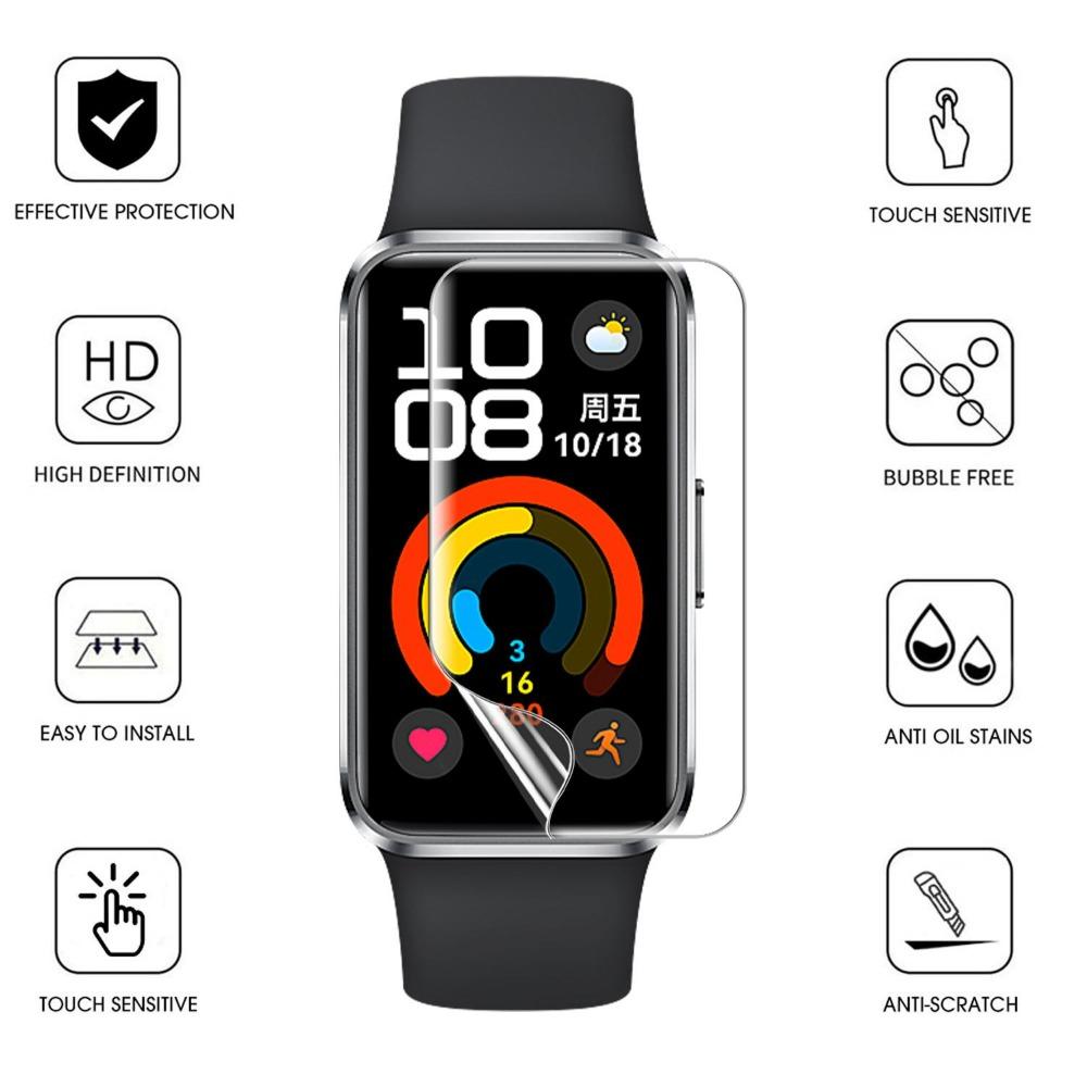 Для Huawei Band 11 10 9 Гидрогелевая пленка Защитные стекла для умного браслета Антицарапины Мягкие пленки для Huawei Band9 Band10 Band11 Pro