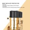 3PCS ABS Plastic Saxophone End Plugs Black Bent Neck Protectors  Musical Instrument Protection