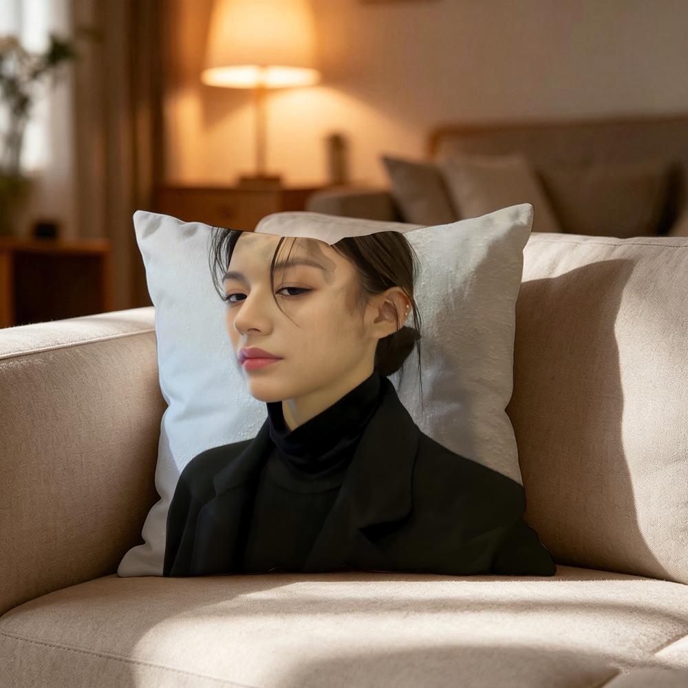 Go Yyounjung Actor Pillow Case Cushion Cover Soft Washable Pillow Case MultiScene For Couch Bed Travel Office Use