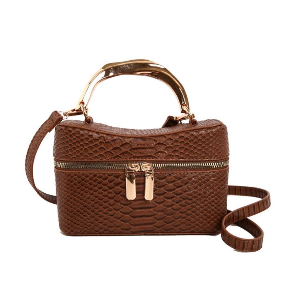 Xeie Thuk Handbag Crossbody Bag Women PU Embossed Daily Office