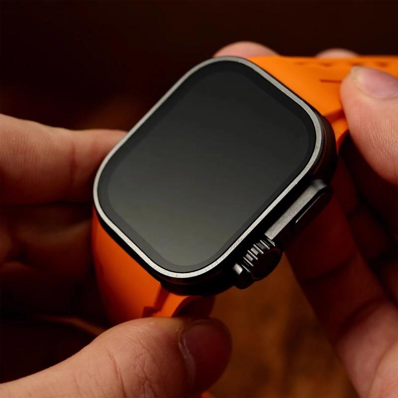 Ремешок с магнитной застежкой для ремешка Apple Watch Ultra2 49 мм 45 44 42 мм 46 мм силиконовый браслет для iWatch Ultra Series 10 7 6 3 se 8 9