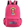 Anime One Piece Backpack for Boy Girl Hildren Back To School Schoolbag Student Kawaii Backpack Luffy Nami Usopp Lightweight Bags