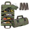 Oxford Cloth Roll-Up Tool Bag - Electrician's Handheld Canvas Storage