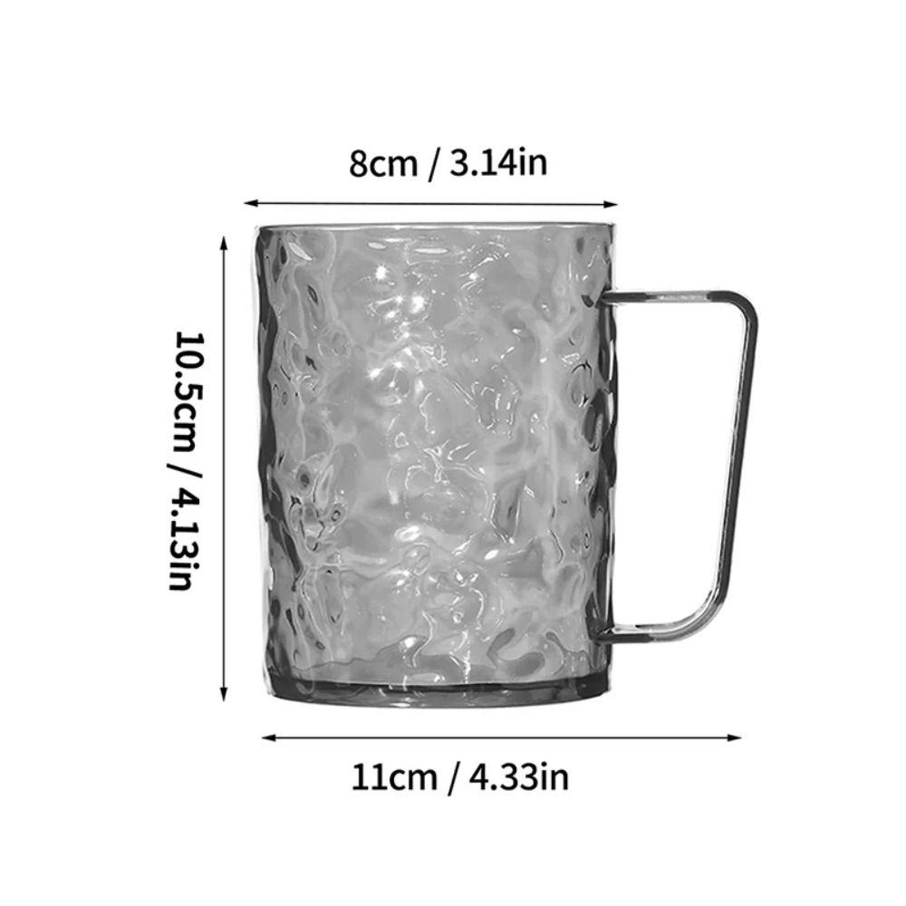 Glacier Pattern Mouthwash Cup Plastic Toothbrush Holder Fashion Toothbrush Cup Home Bathroom