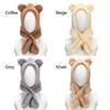 Warm Plush Cute Beanies Caps Earflap Earmuff Bear Ear Hat Winter Hats
