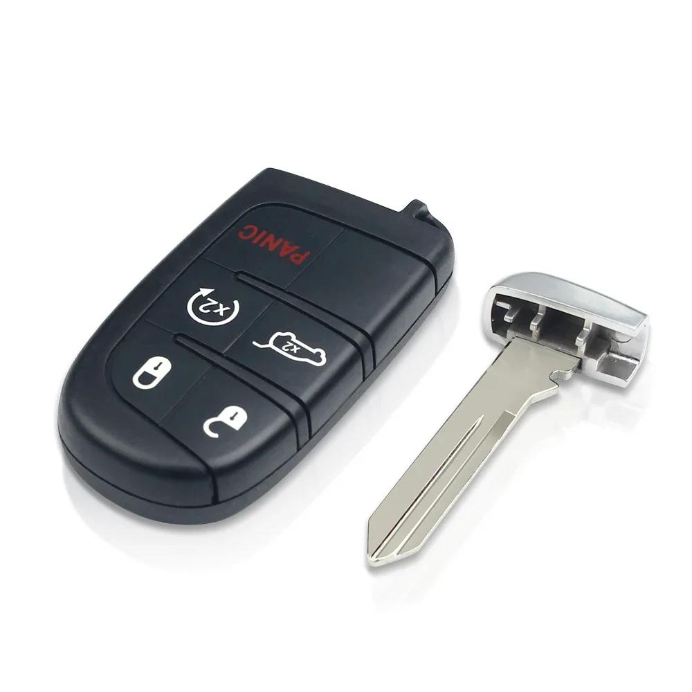 KEYYOU 1PCS Smart Remote Key 433Mhz ID46 Chip Keyless For Jeep Renegade Compass C-CUV Trailhawk SIP22 M3N-40821302 M3N40821302