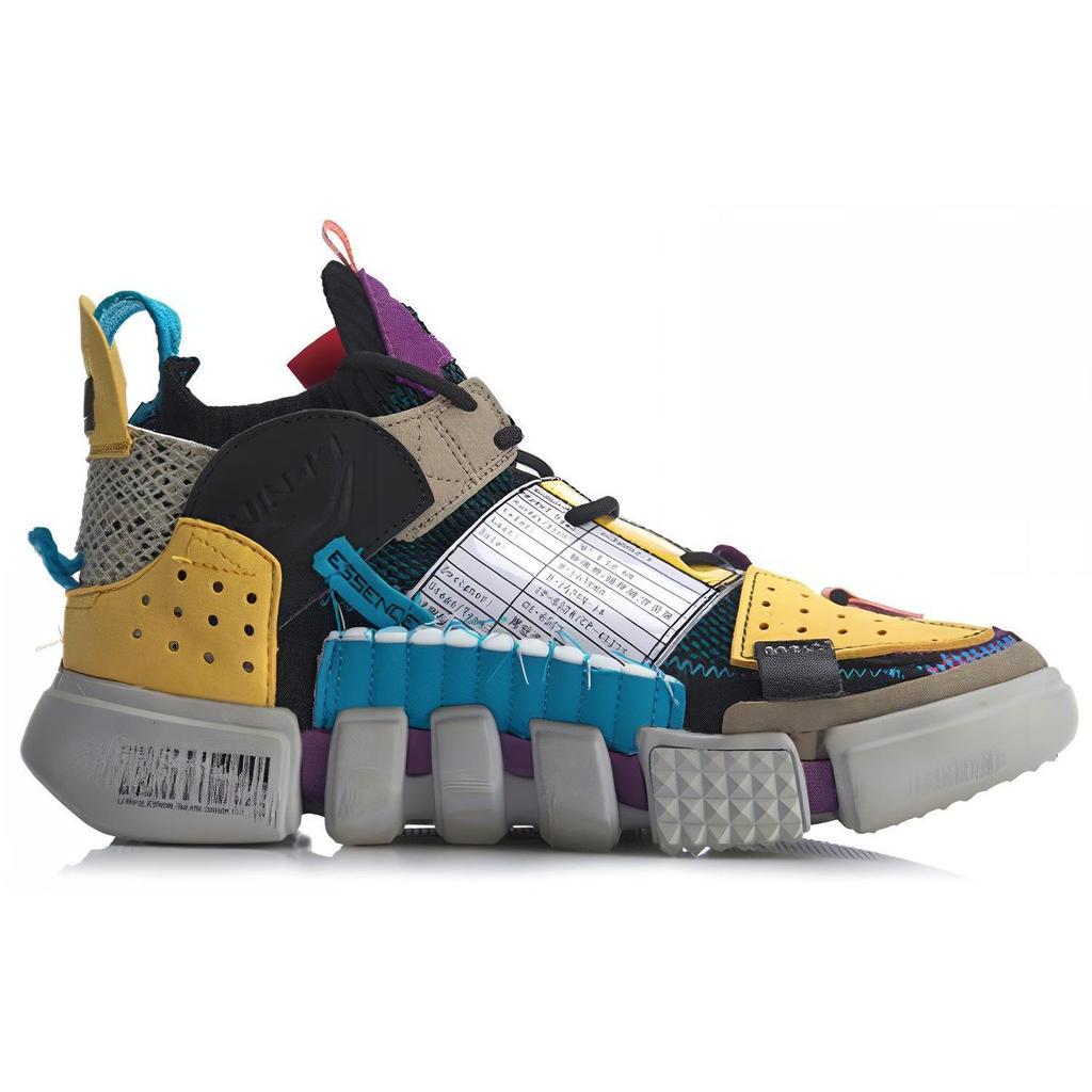 Li Ning Essence 2 Sfs Образец Для Продажи Амортизация Скользкие Устойчивые К Истиранию Высокие Винтажные Баскетбольные Кроссовки AGBQ066-1