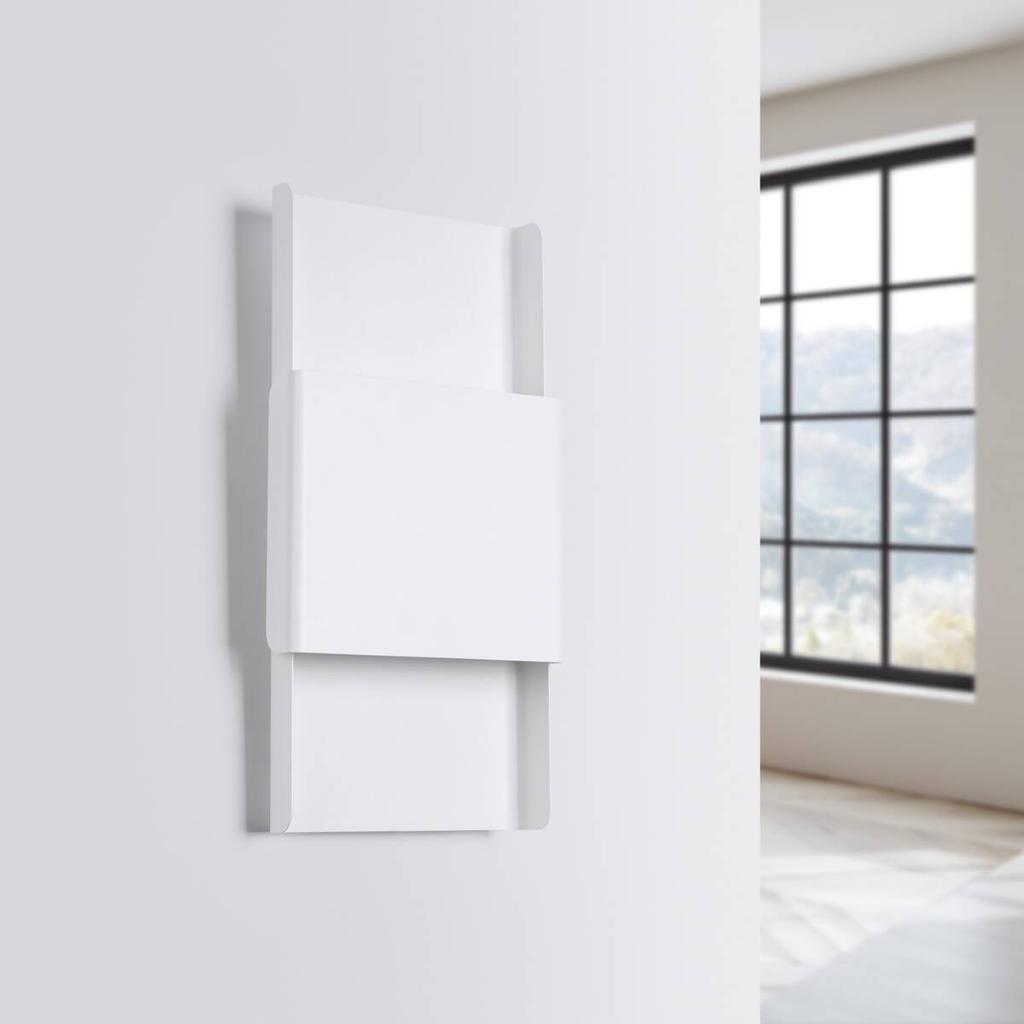 Modern rectangular white wall sconce DURLIN 2xG9 8W SL.1352 Sollux Lighting