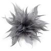 Cloth Feather Flower Brooch Decorative Clothing Pin Suit Lapel Shawl Scarf Badge Women Wedding Party Accessories