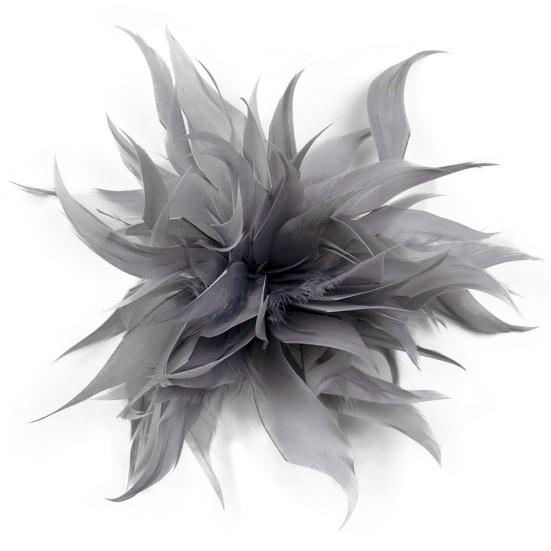 Cloth Feather Flower Brooch Decorative Clothing Pin Suit Lapel Shawl Scarf Badge Women Wedding Party Accessories