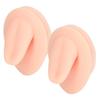 2PCS Soft Silicone Tongue Model Simulation Flexible Tongue Display for Practicing Piercing Jewelry D
