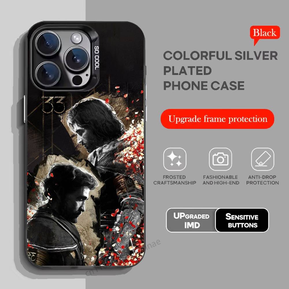 Чехол для телефона C-Clair Obscur Expedition 33 для iPhone 17 11 12 Pro Max Plus Mini Air SE 16e 14 15 16 13 Мягкий