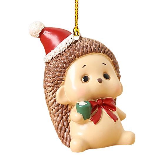 Christmas Tree Pendant Vibrant Long-lasting Cute Animal Elephant Design Colors Acrylic Hanging Decoration