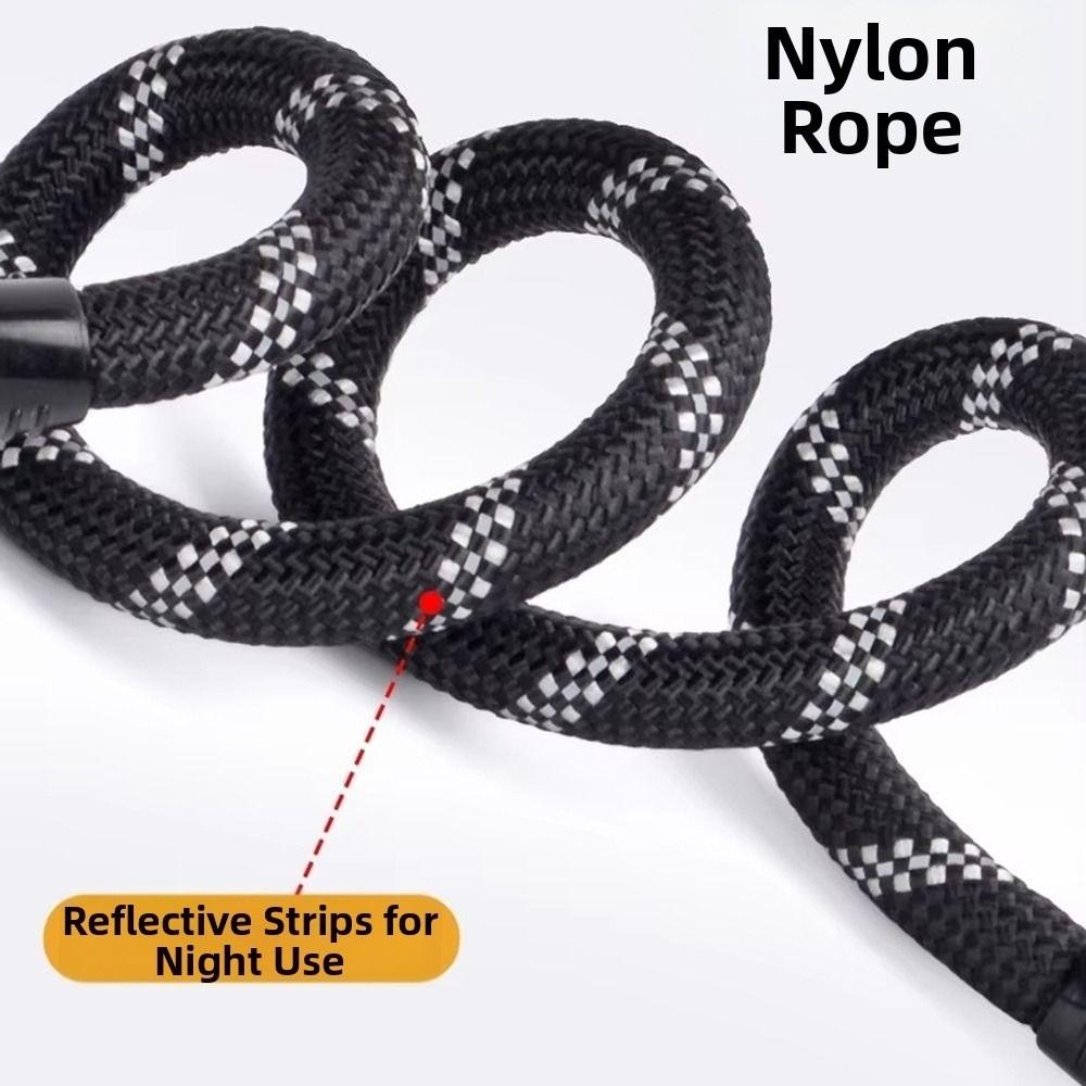 Reflective Double Head Pet Rope 360 Swivel Two Dog Lead Rope Dual Dog Leash Medium Dogs
