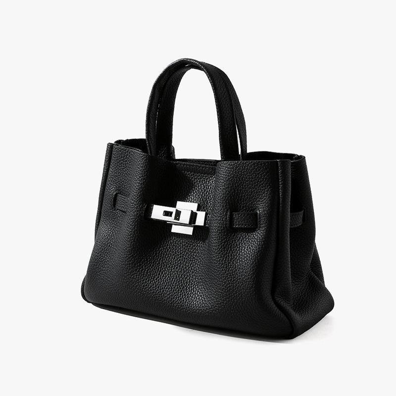 Кожаные сумки для женщин, кожаные сумки-тоут высшего класса, деловые сумки через плечо для поездок на работу, простые городские сумки и багаж