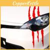 Monster Claw Scratch Decal Headlight Car Decoration Premium Vinyl Sticker For Halloween