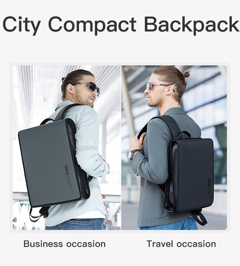 BANGE New Ultra-thin Men Fashion Backpack 13.3,14.14.6 Inch Laptop Backpack For Business Travel