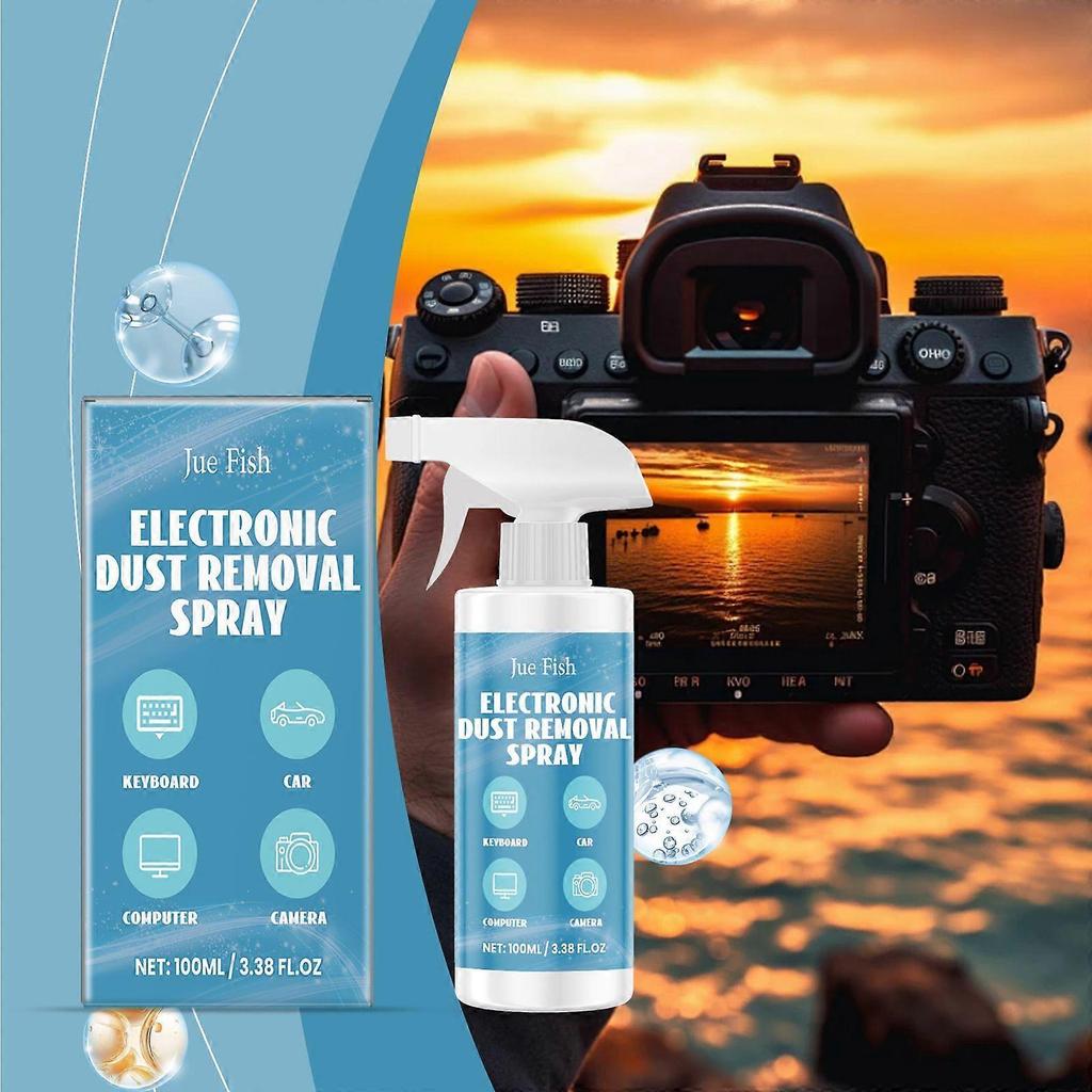 Electronic Dusting Spray, Laptop Keyboard Cleaner Multi-Purpose Air Dusting Spray
